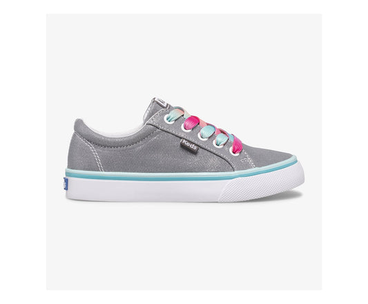 Big Kid's Jump Kick Canvas Grey/Multi