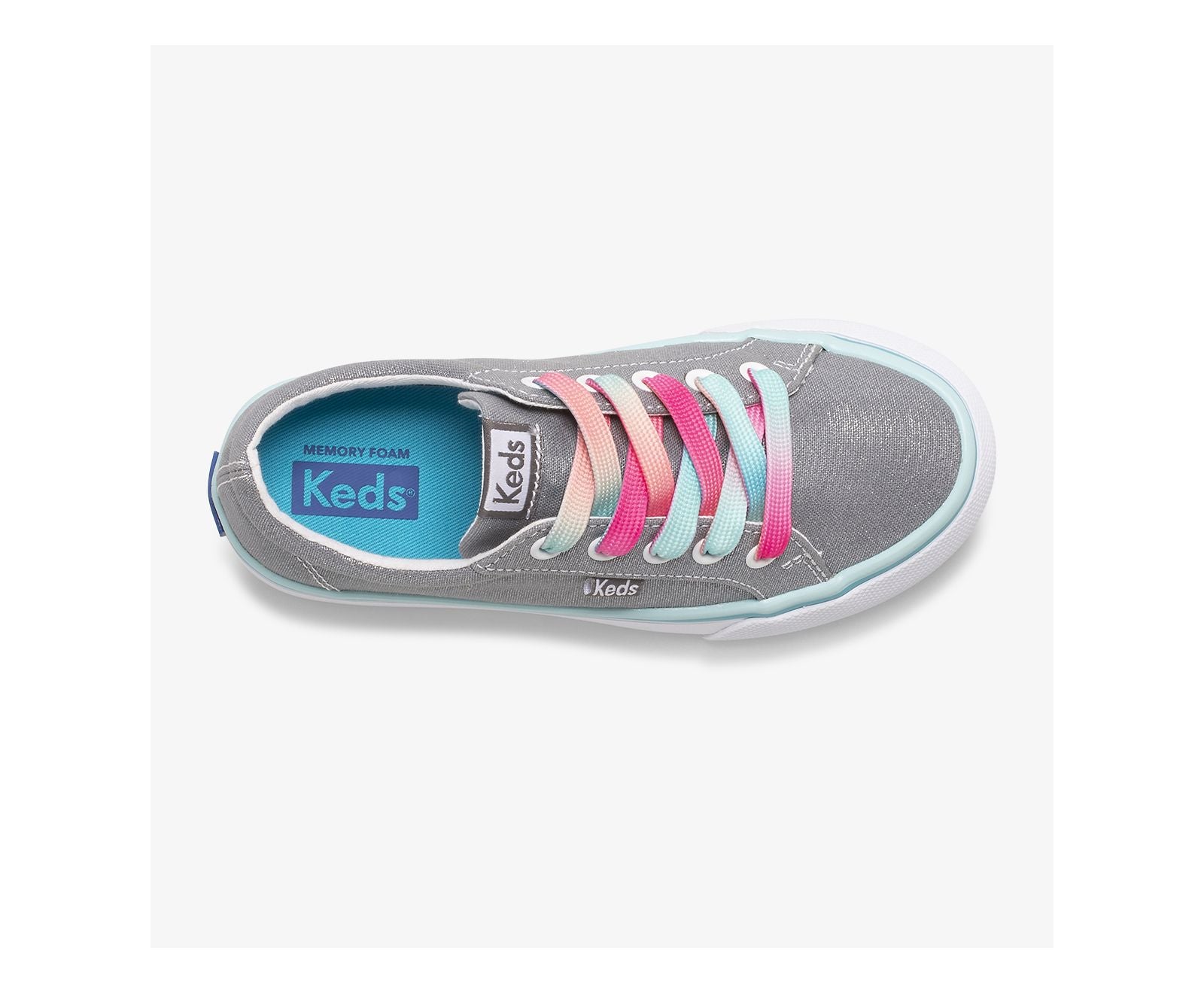 Big Kid's Jump Kick Canvas Grey/Multi