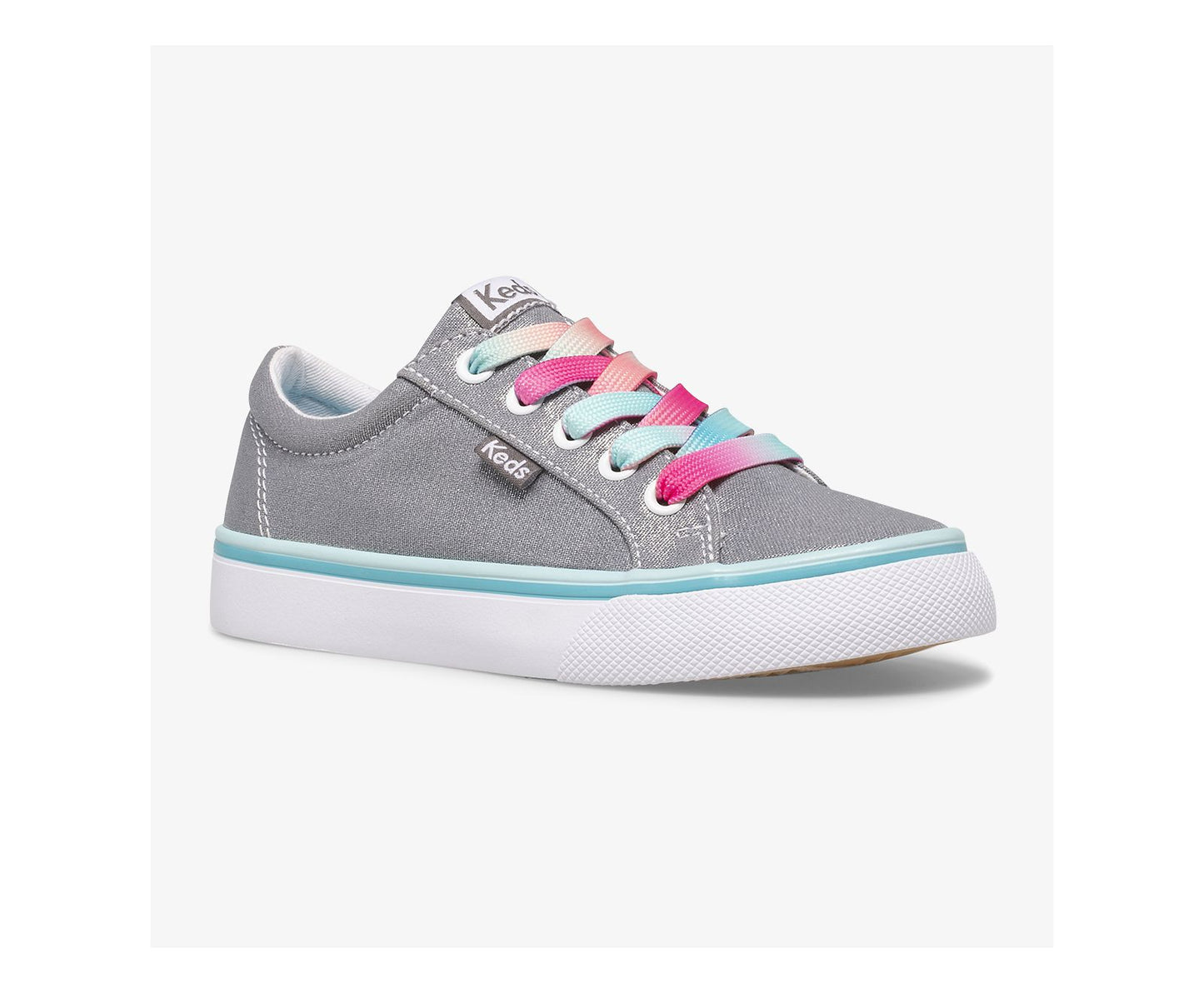 Big Kid's Jump Kick Canvas Grey/Multi