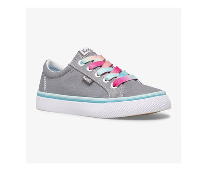 Big Kid's Jump Kick Canvas Grey/Multi