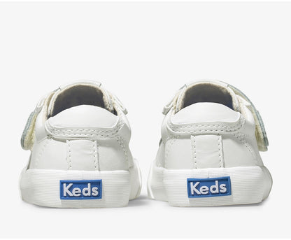 Little Kid's Crew Kick 75 2V Leather White