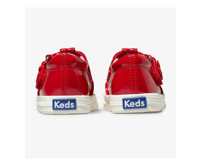 Big Kid's Daphne Patent Sneaker Red