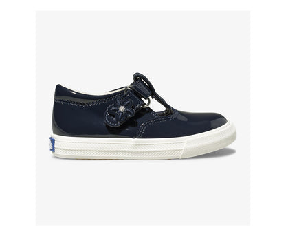 Little Kid's Daphne Patent Sneaker Navy