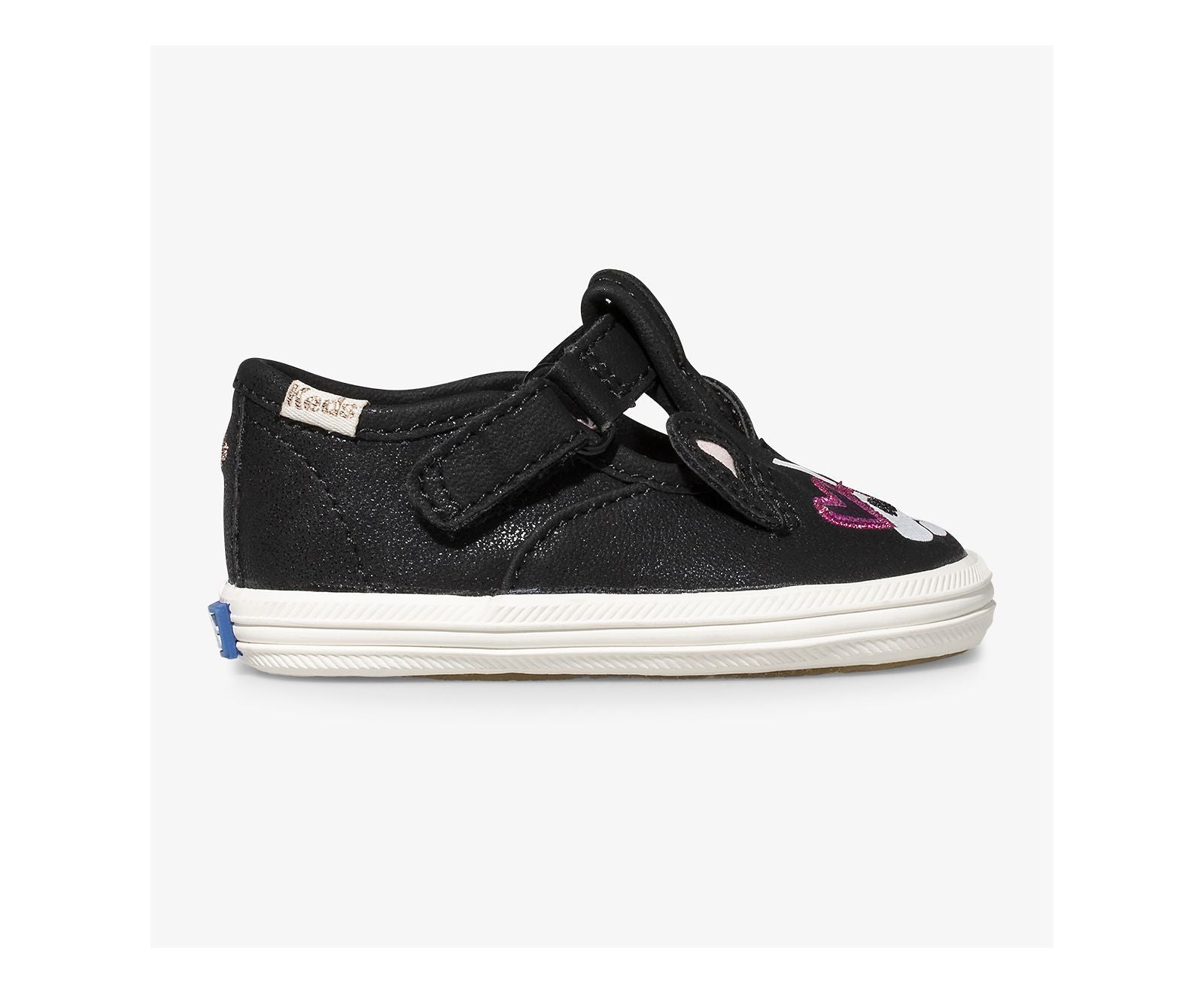 Little Kid's x kate spade new york Champion T-Strap Francois Black