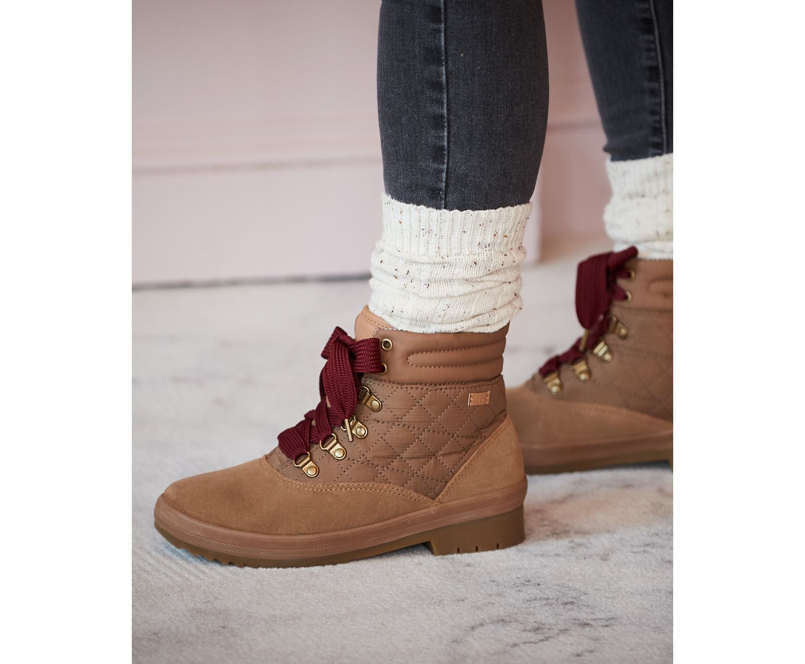 Camp Boot Water-Resistant Suede Thinsulate™ Toasted Coconut