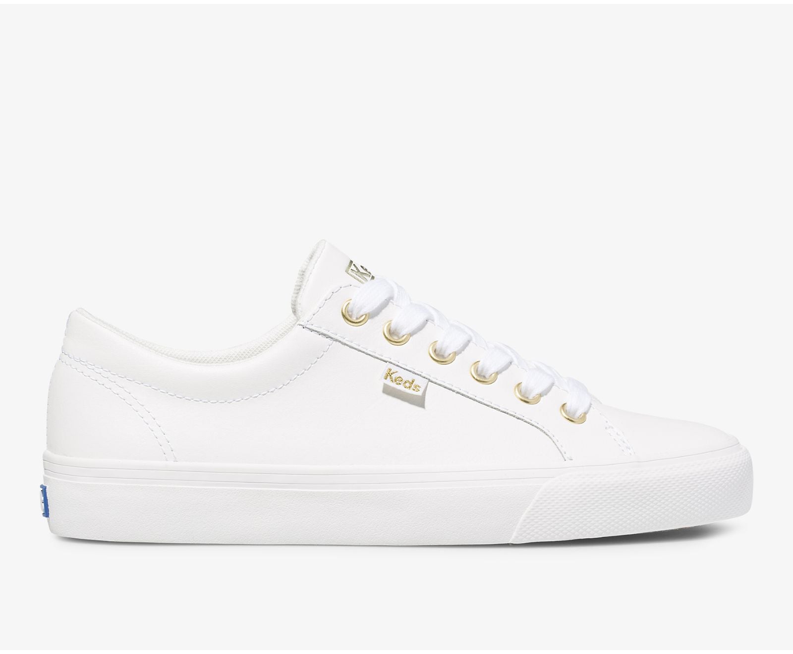 Jump Kick Leather White Gold