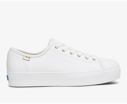 Triple Kick Luxe Leather White