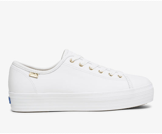 Triple Kick Luxe Leather White