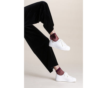 Triple Kick Luxe Leather White