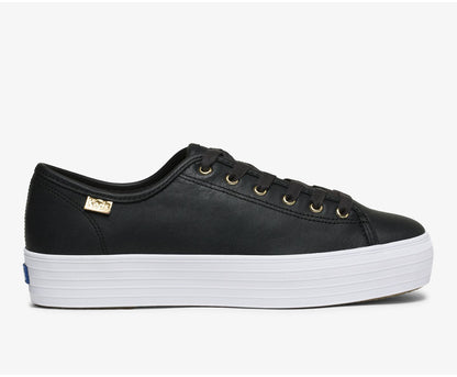 Triple Kick Luxe Leather Black