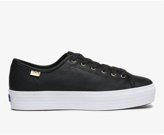 Triple Kick Luxe Leather Black
