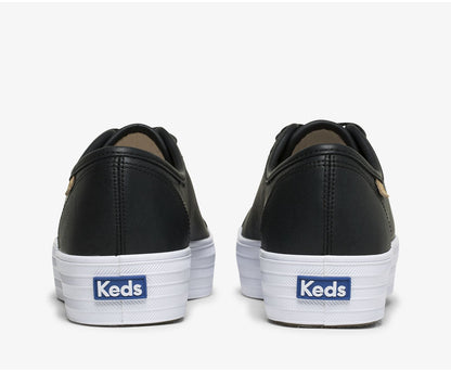 Triple Kick Luxe Leather Black
