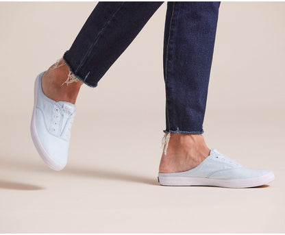 Washable Moxie Mule Feat. Organic Cotton Light Blue