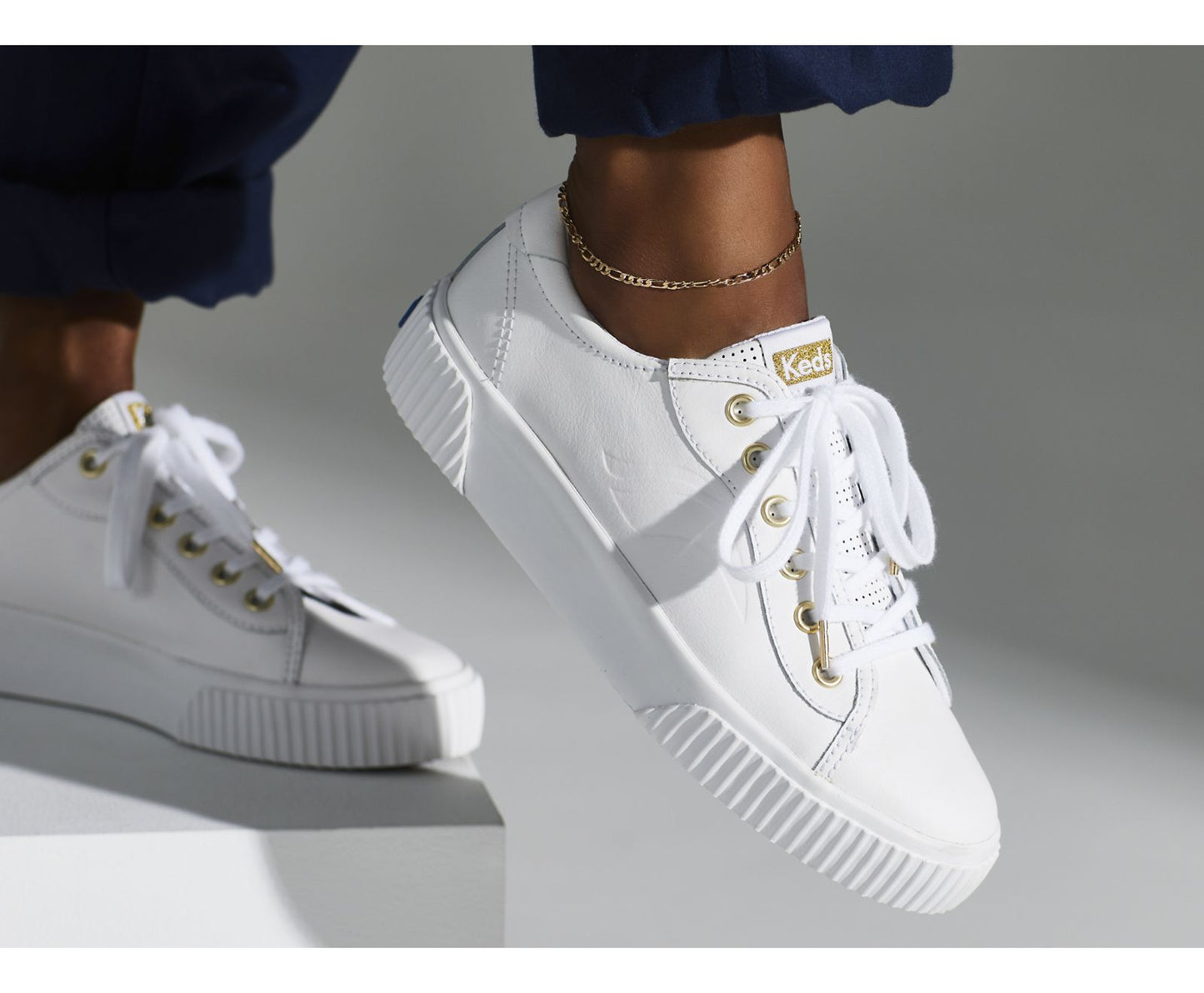 Crew Kick Alto Leather White