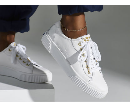 Crew Kick Alto Leather White