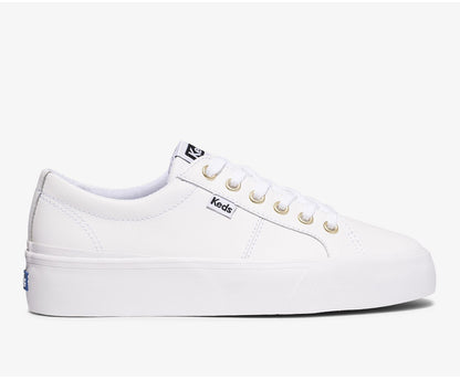 Jump Kick Duo Leather White