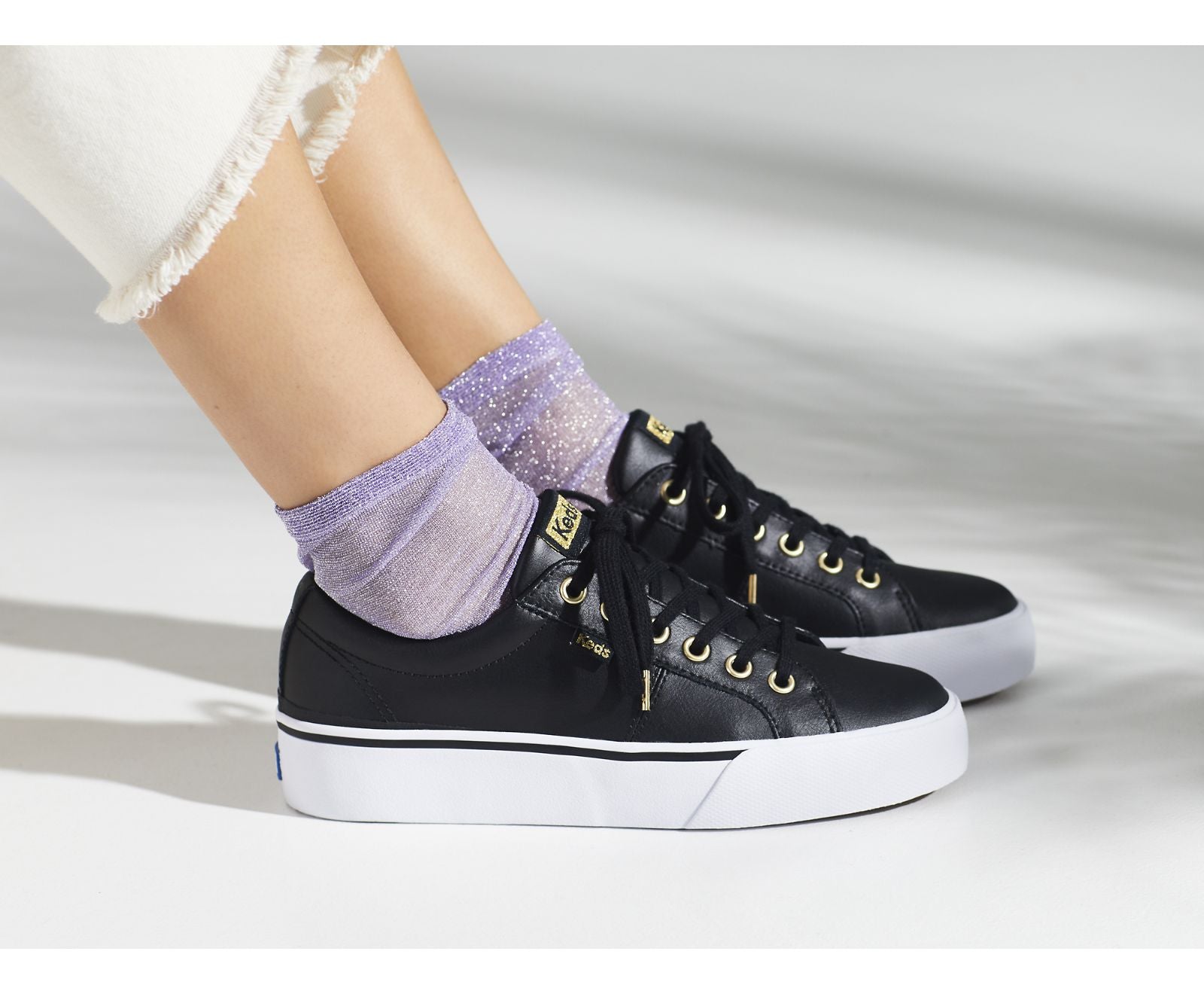 Jump Kick Duo Leather Black