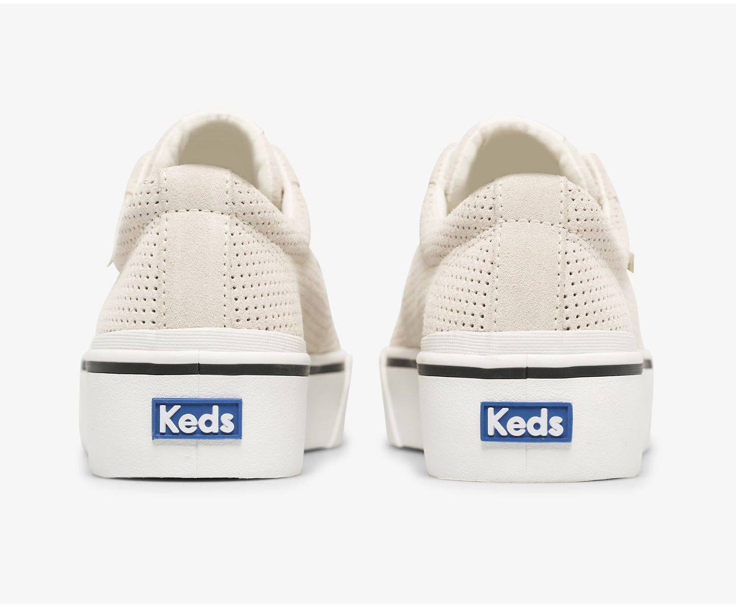 Jump Kick Duo Suede Snow White