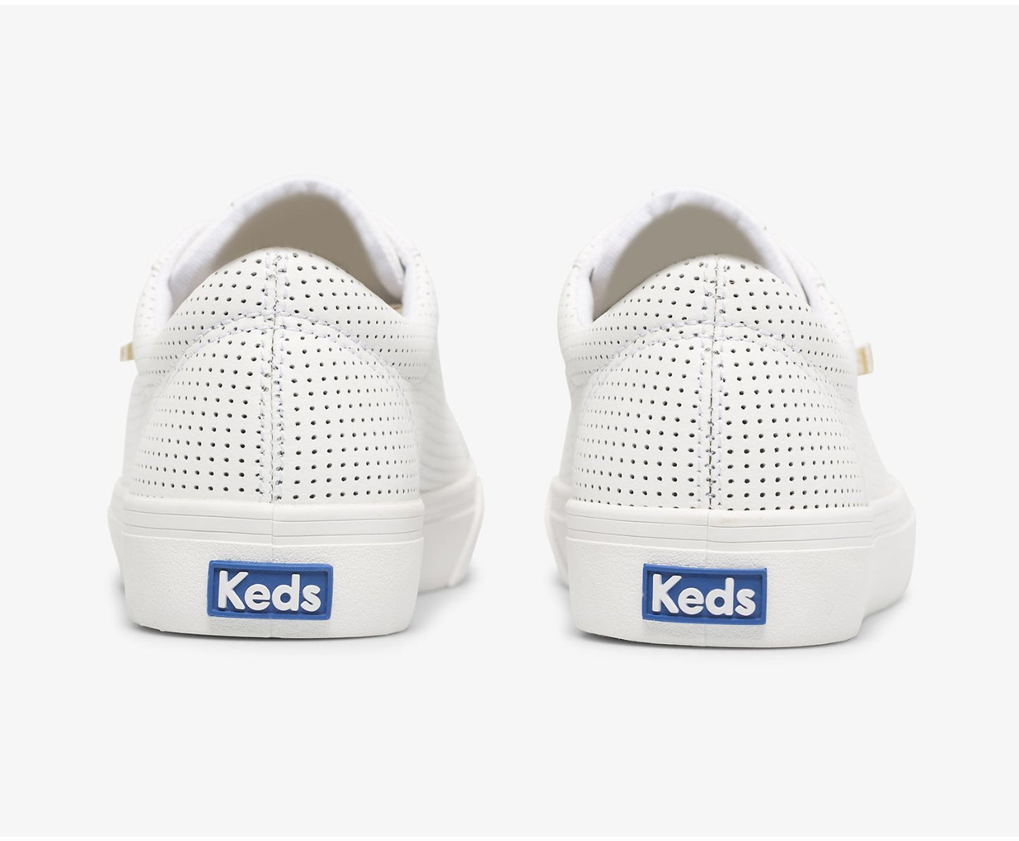 Jump Kick Perf Leather White Gold