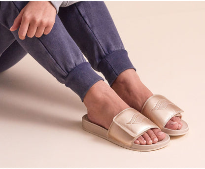 Bliss V Sandal Champagne Metallic