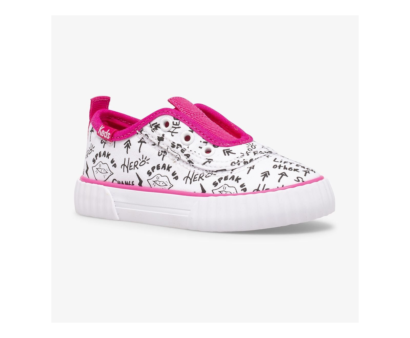 Little Kid's Topkick Washable Slip On Jr White/Pink