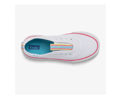 Big Kid's Topkick Washable Slip-On White