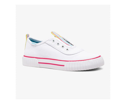 Big Kid's Topkick Washable Slip-On White
