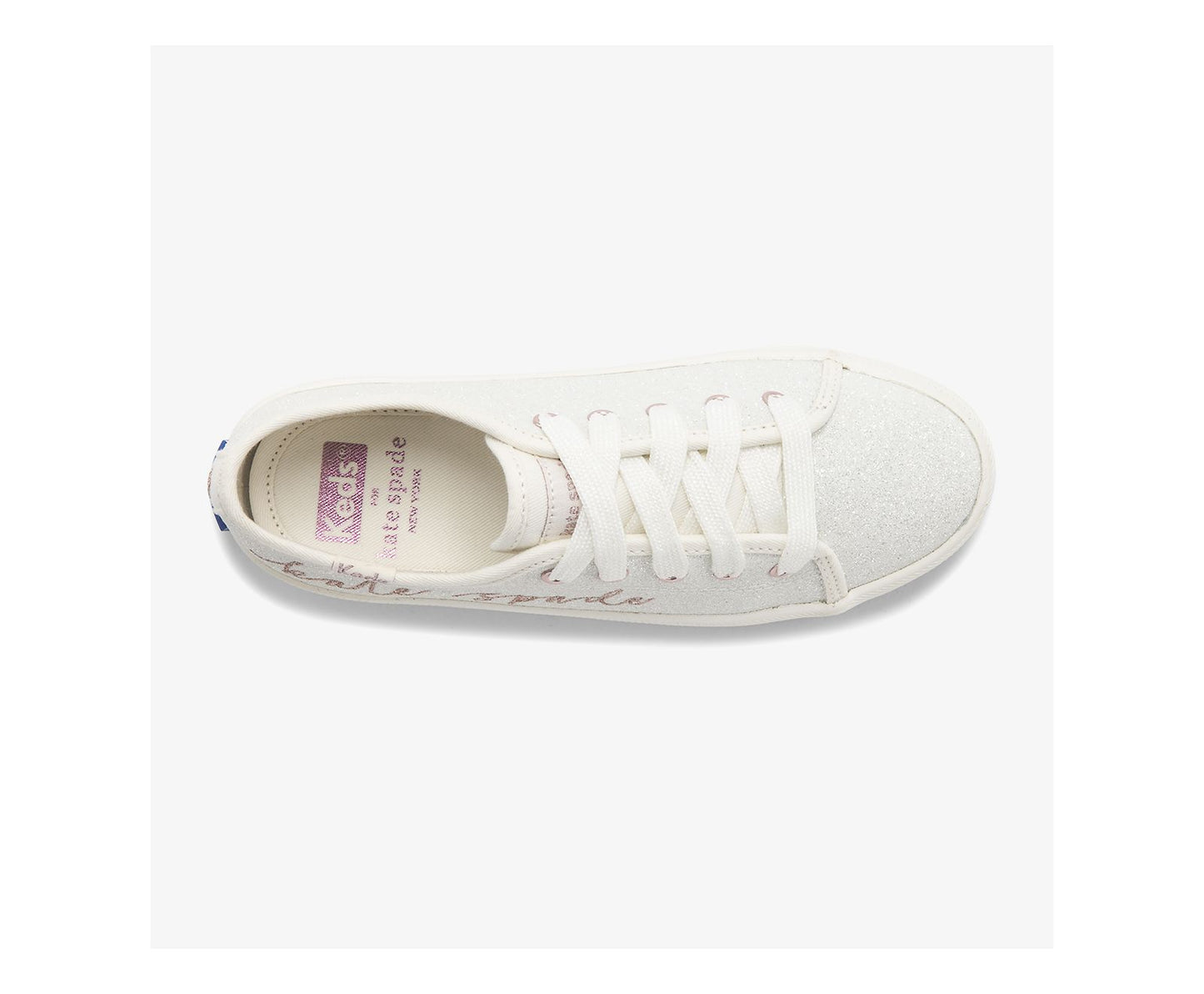 Big Kid's x kate spade new york Kickstart Glitter Ivory