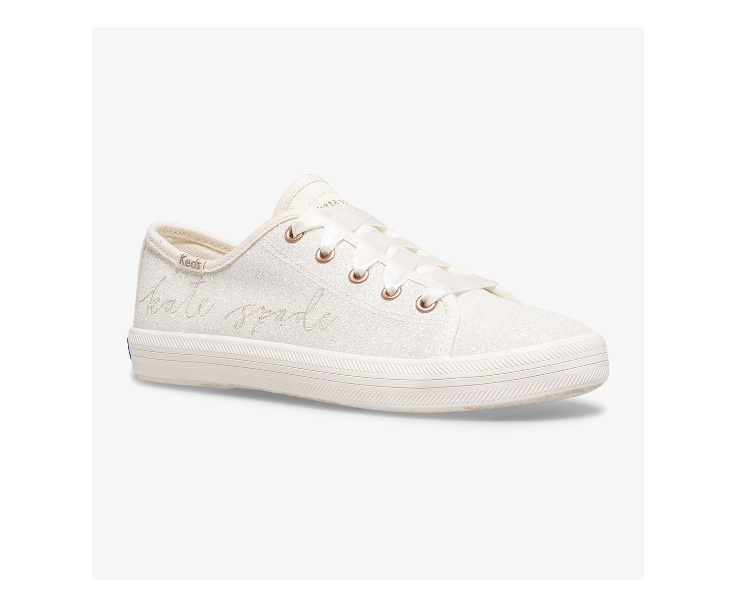 Big Kid's x kate spade new york Kickstart Glitter Ivory