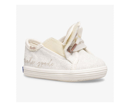 Little Kid's x ksny Kickstart Ivory Glitter Crib Ivory
