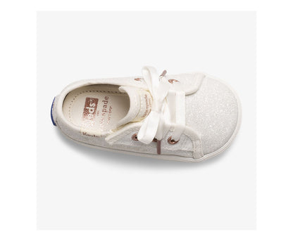 Little Kid's x ksny Kickstart Ivory Glitter Crib Ivory