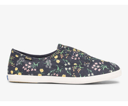 x Rifle Paper Co. Chillax Petite Fleurs Printed Navy Multi