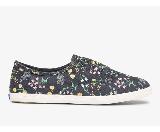 x Rifle Paper Co. Chillax Petite Fleurs Printed Navy Multi