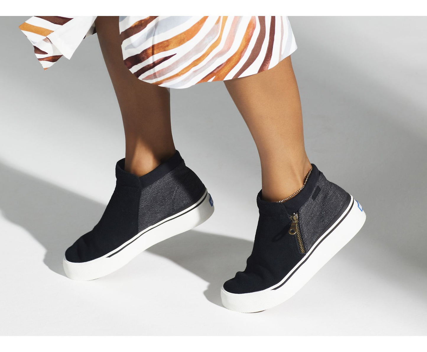 Cooper Zip Bootie Black