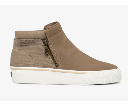 Cooper Zip Bootie Brown