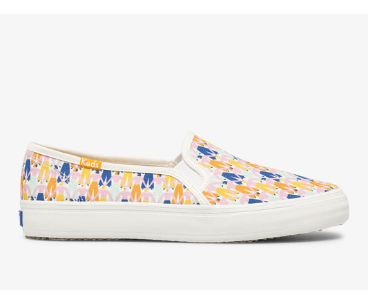 Double Decker Rainbow Women White Multi