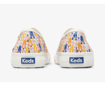 Double Decker Rainbow Women White Multi
