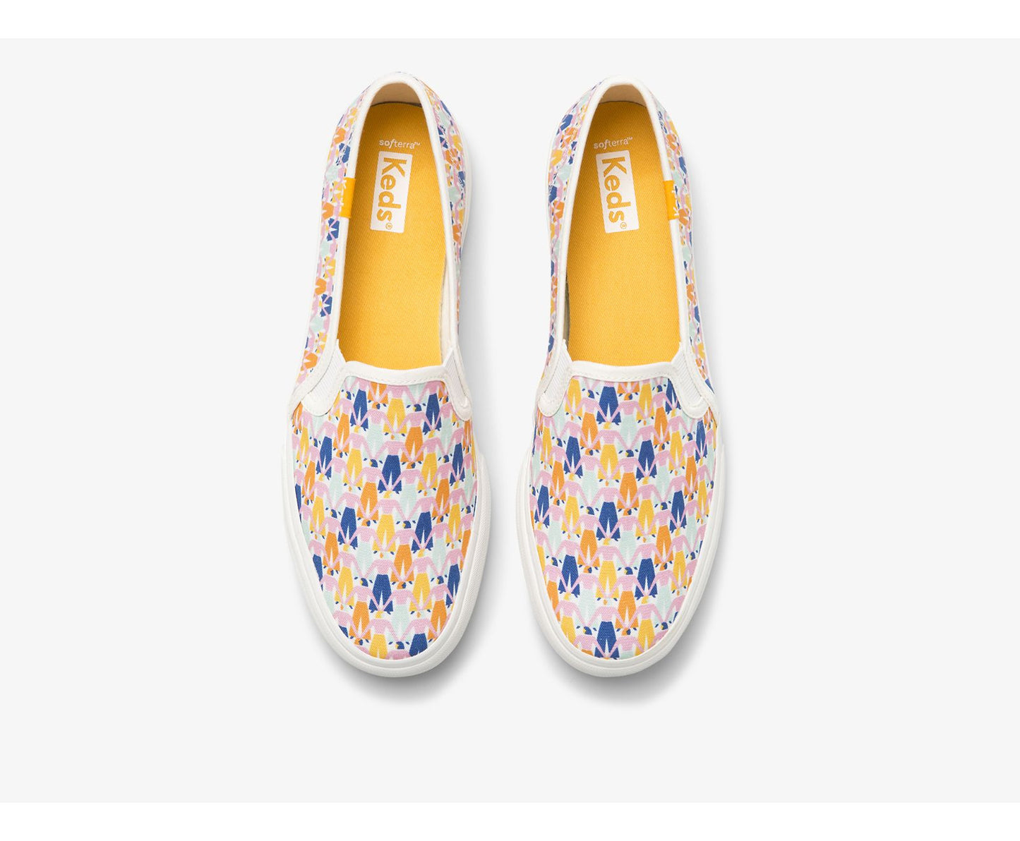 Double Decker Rainbow Women White Multi