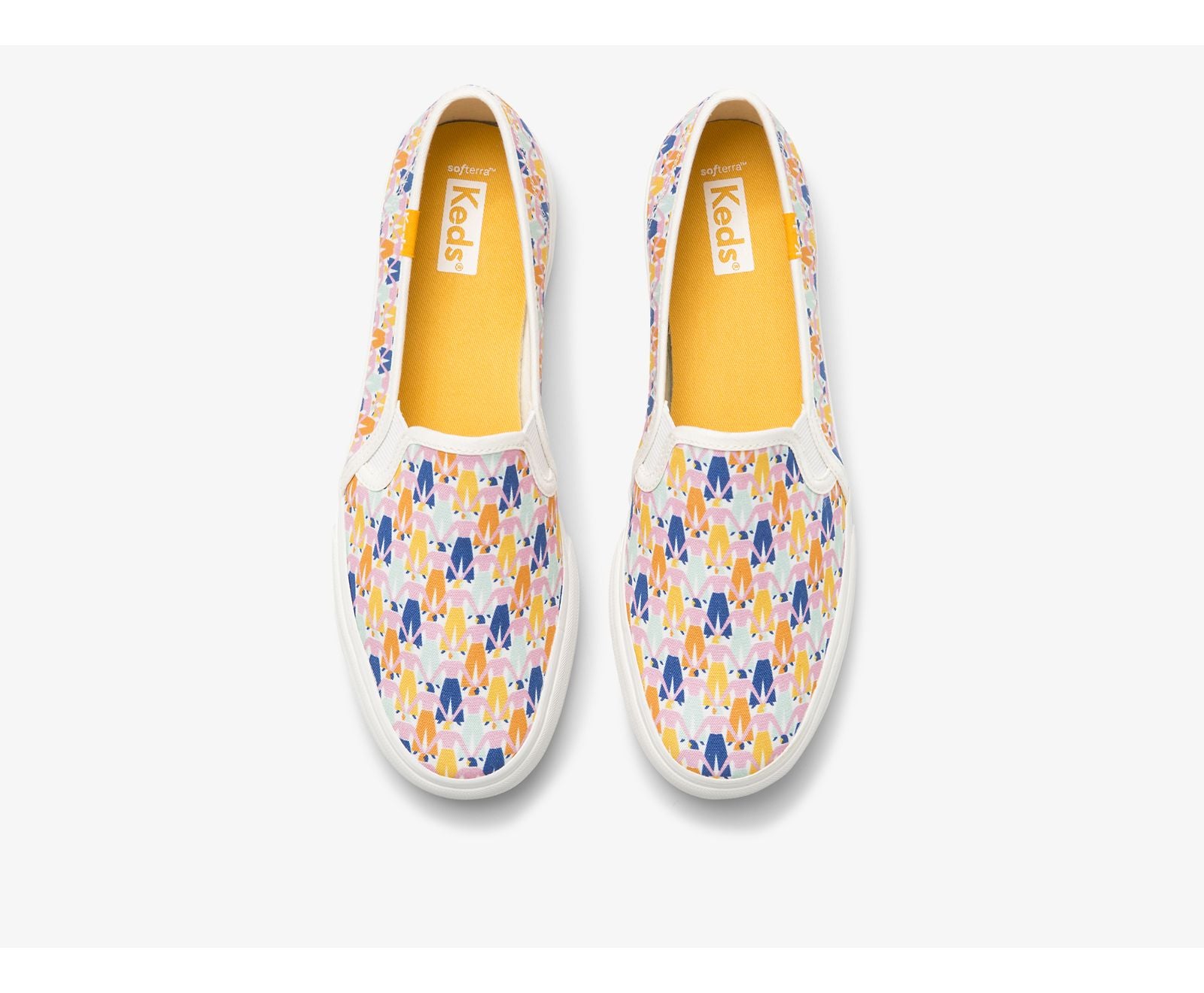Double Decker Rainbow Women White Multi