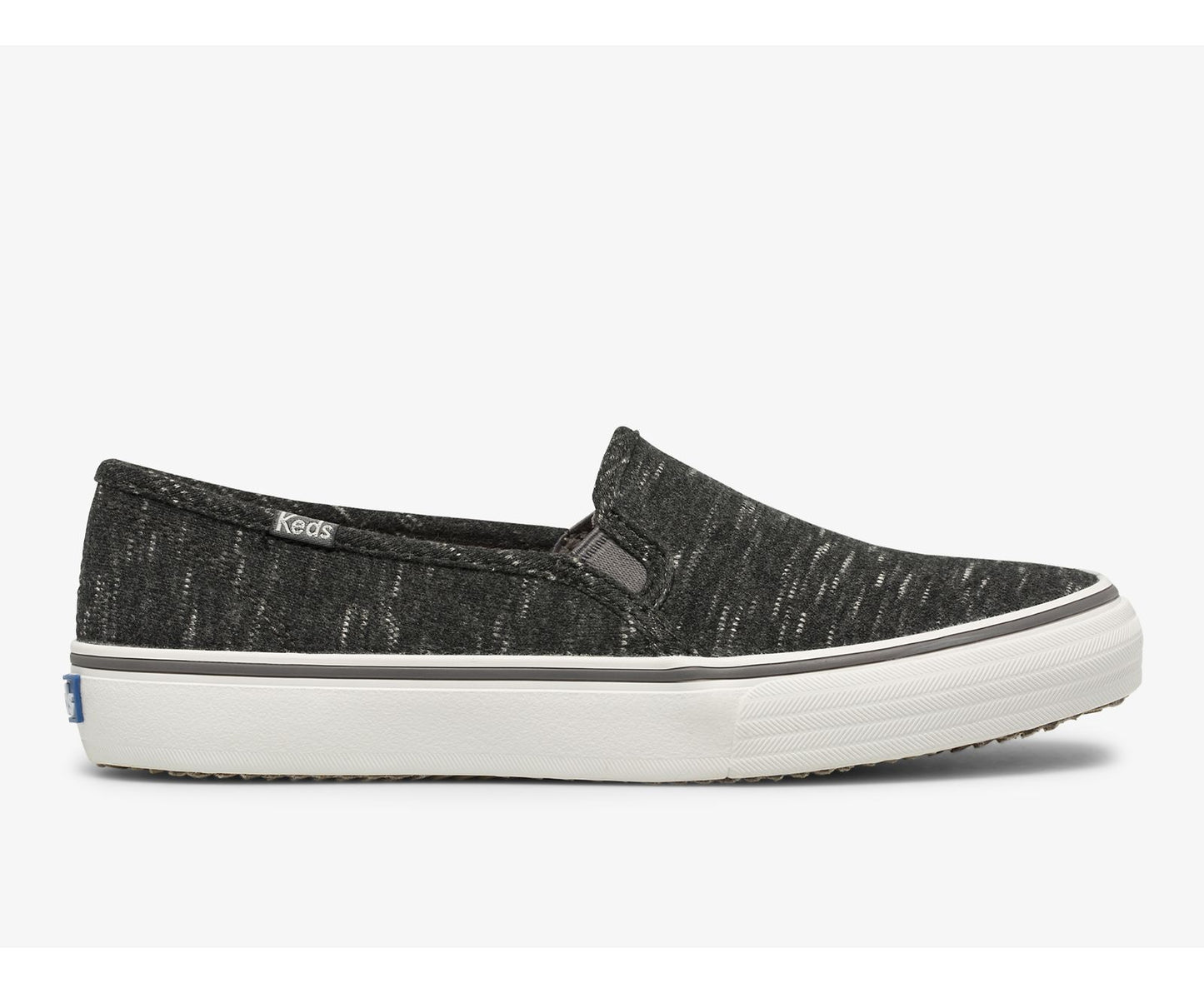 Double Decker Speckle Jersey Charcoal