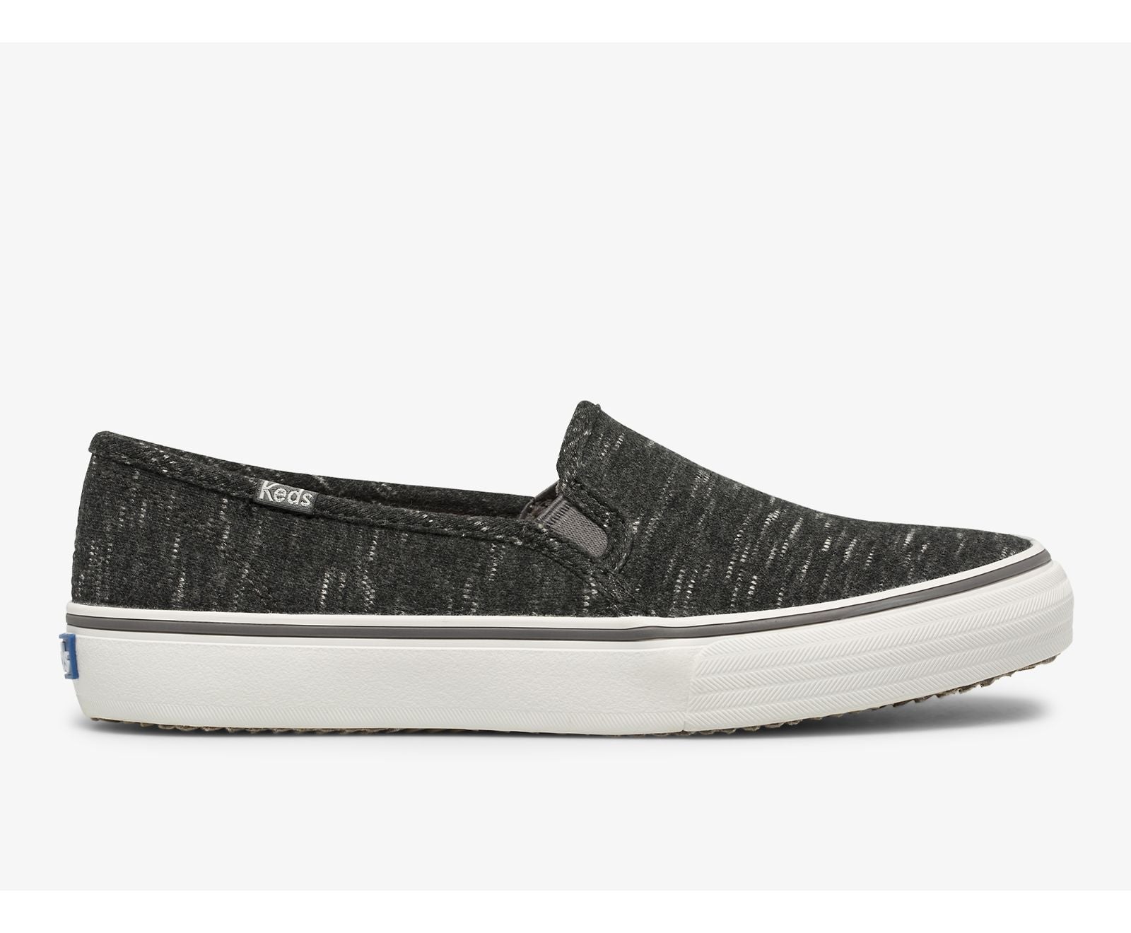 Double Decker Speckle Jersey Charcoal
