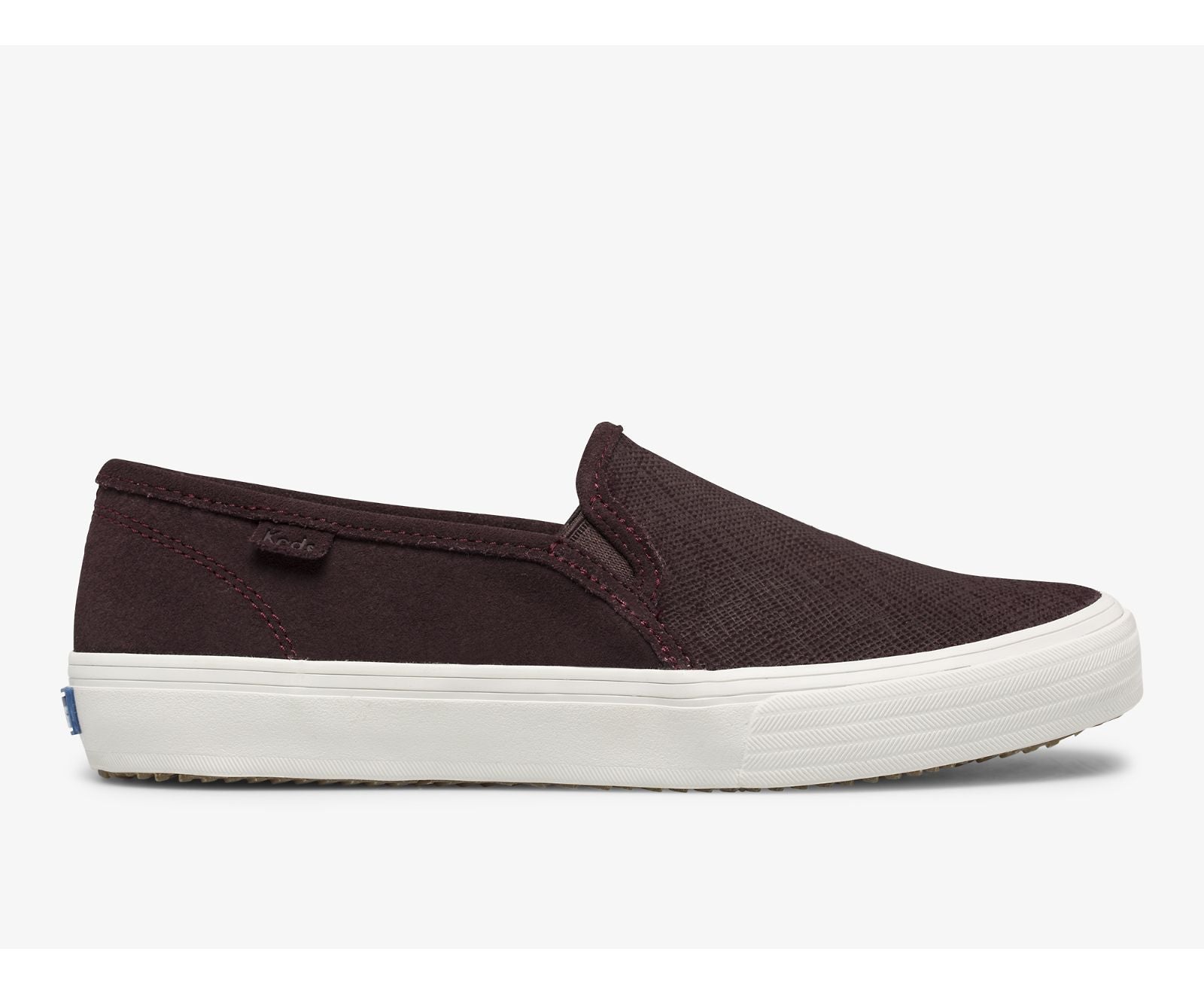 Double Decker Suede Burgundy