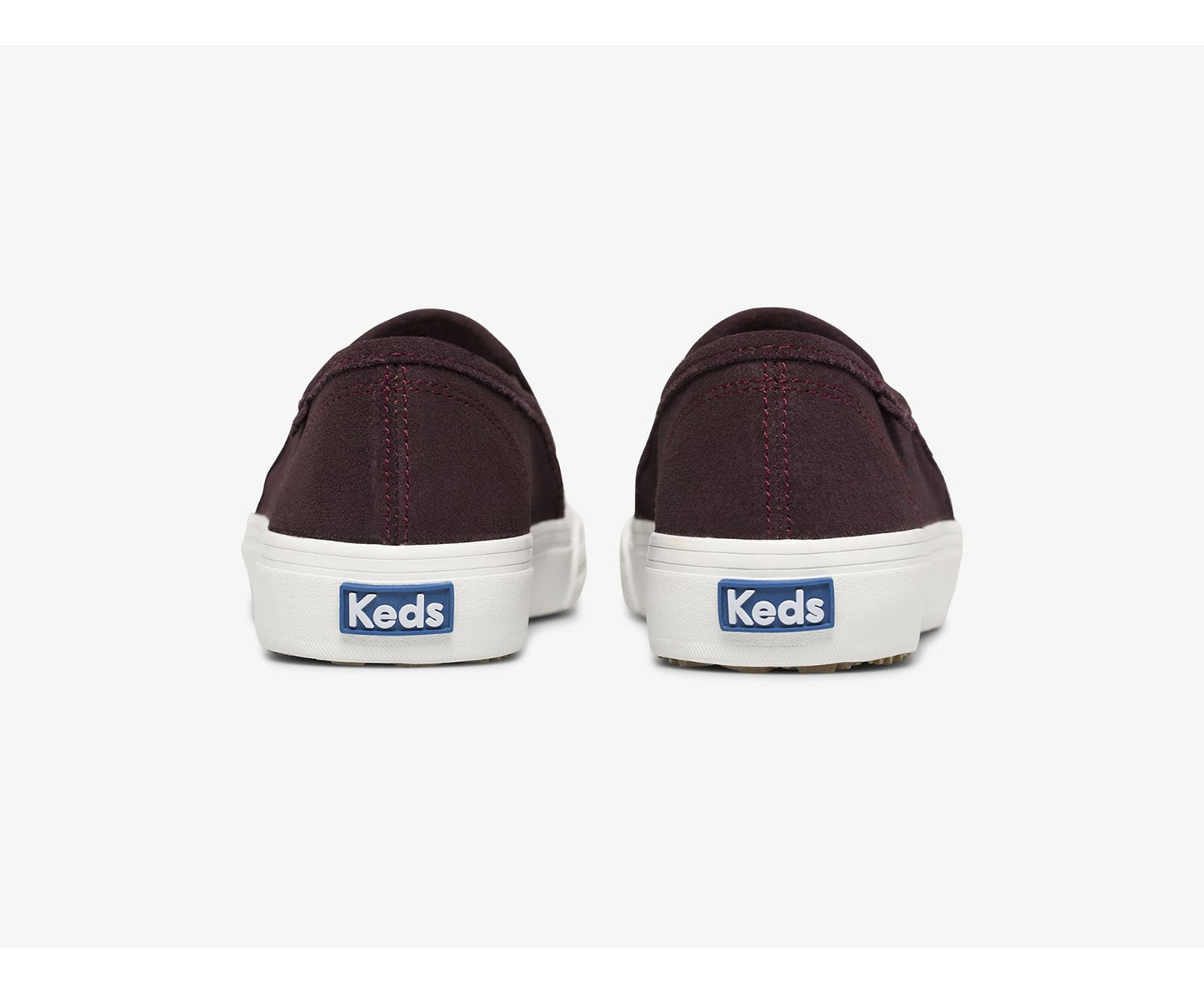 Double Decker Suede Burgundy