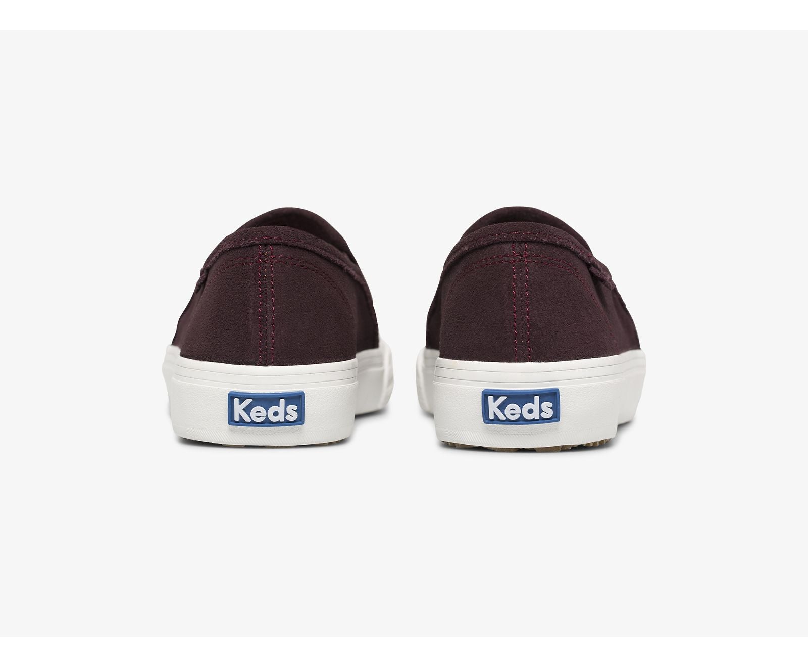 Double Decker Suede Burgundy