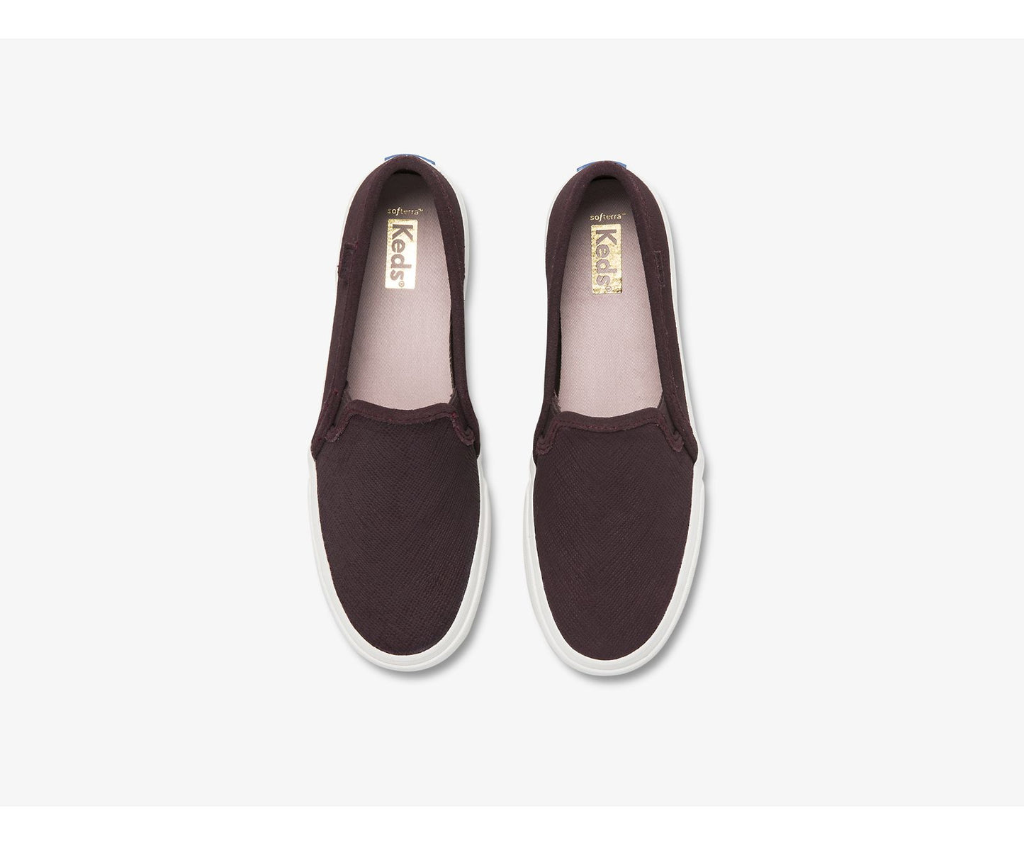 Double Decker Suede Burgundy