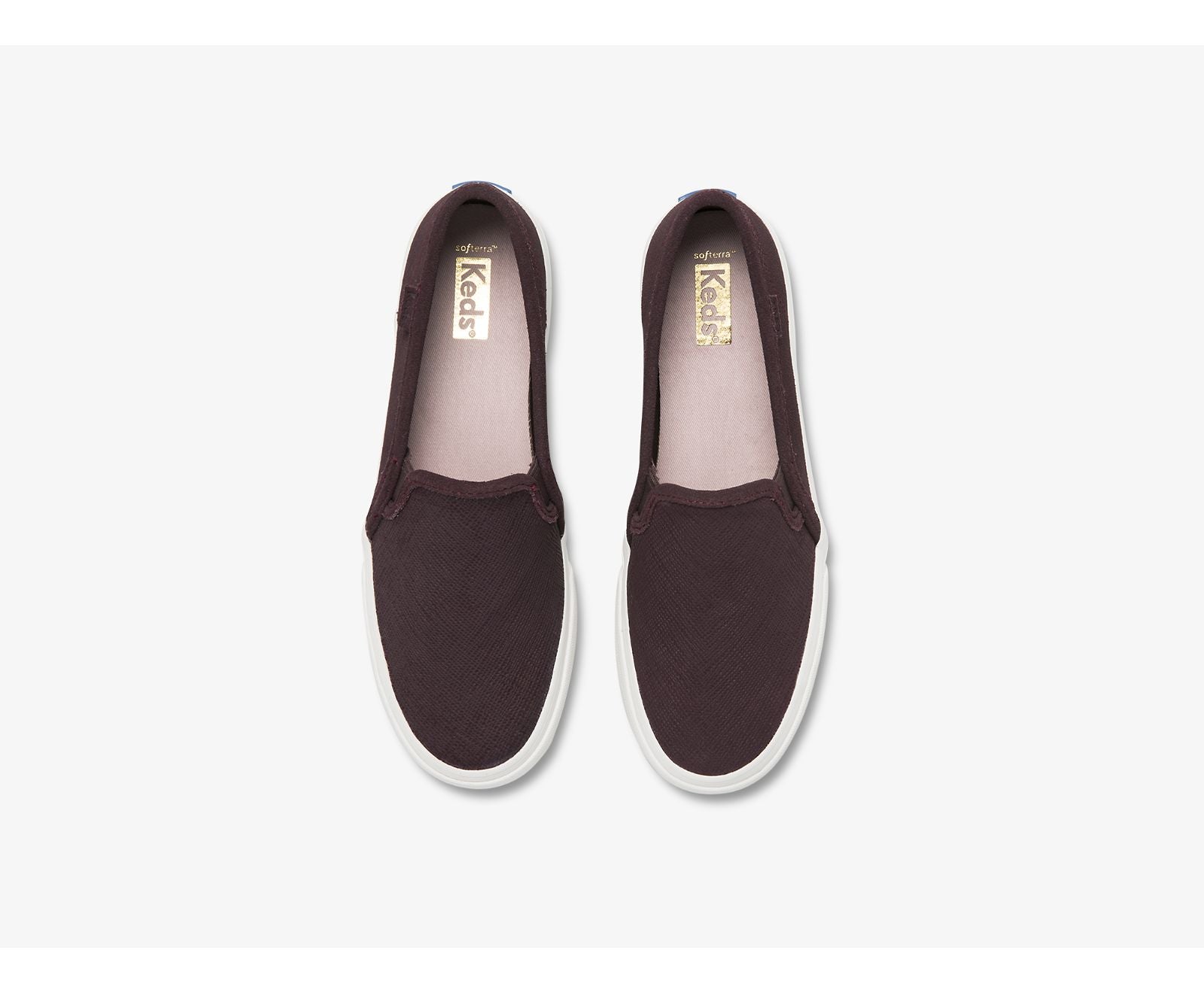 Double Decker Suede Burgundy