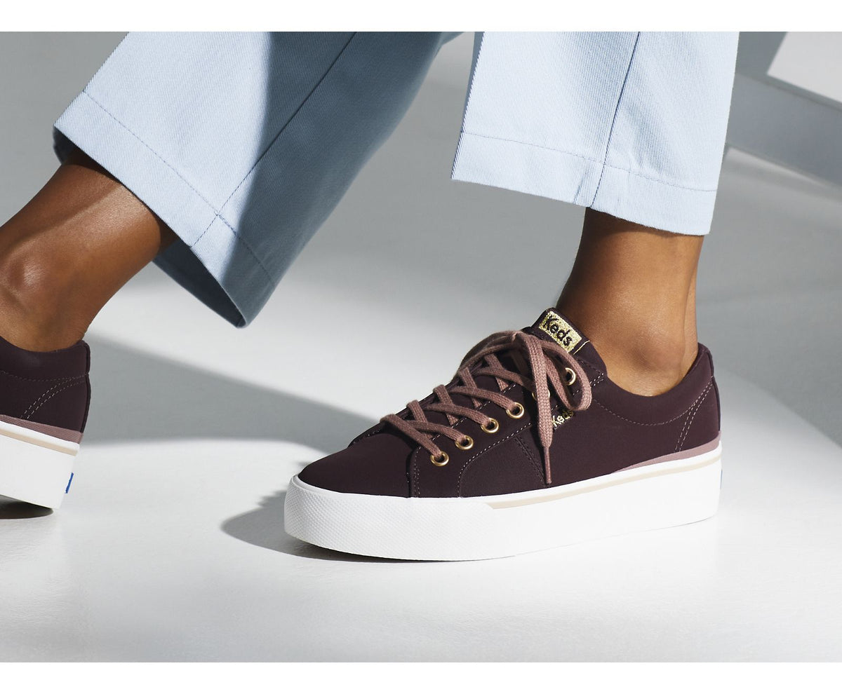 Jump Kick Duo Vegan Soft Buck Burgundy