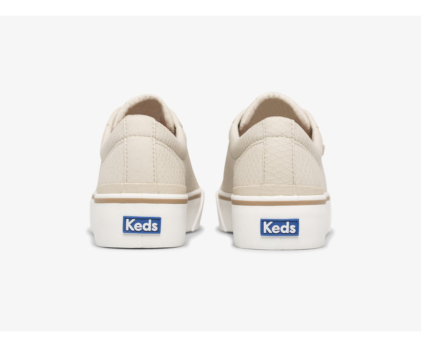 Jump Kick Duo Vegan Soft Buck + Croc Emboss Latte