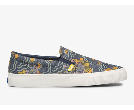 Jump Kick Slip Feat. Organic Cotton Ripple Navy