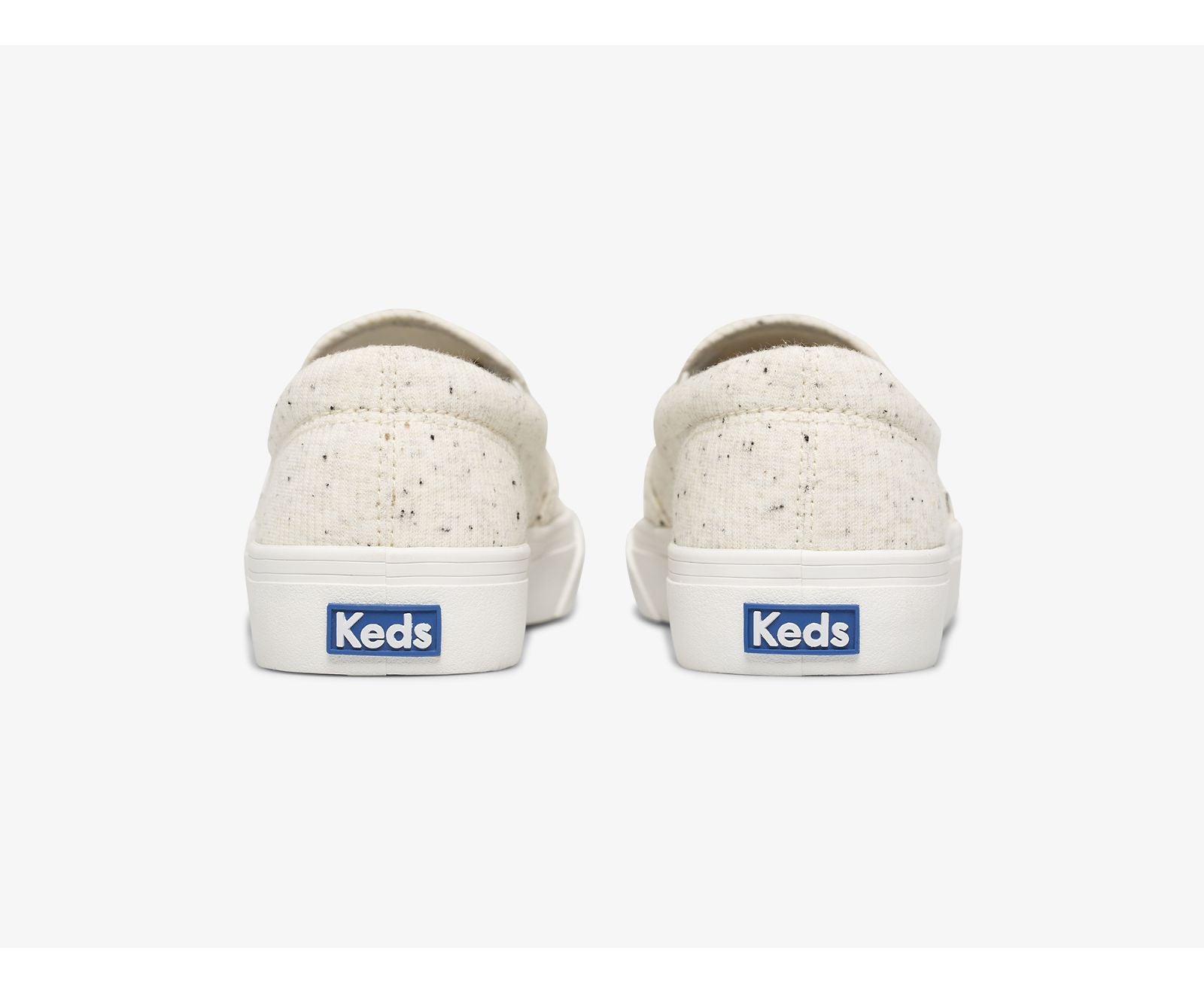 Jump Kick Slip Speckle Knit Cream
